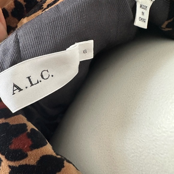 A.L.C. Mercer Leopard-Print Tailored Blazer Jacket - Picture 16 of 16